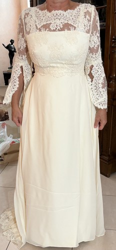 Vestito sposa seta pura - in,