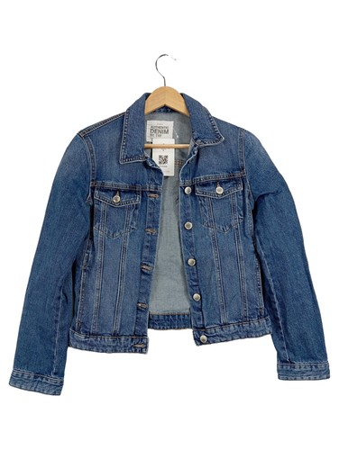 Zara giacca jeans donna blu - jeans,