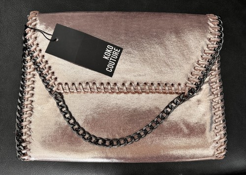 Pochette koko couture oro rosa - couture,
