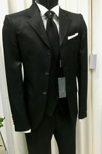 ABITO UOMO SPOSO  NERO UNITO FIRMATO CARLO PIGNATELLI CERIMONIA SUIT   WEDDING