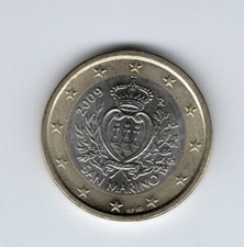 San Marino moneta 1,00€ anno 2009