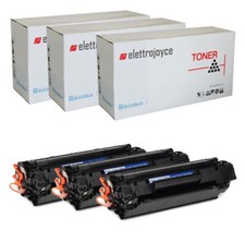 3 TONER CE 285A 85A PER HP LASERJET P1102 P1102W M1130 M1132 M1136 P1100 M1210