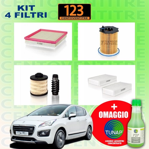 Kit tagliando filtri peugeot - filtri,