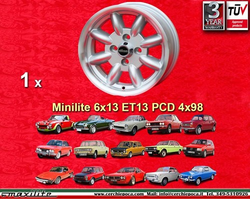 Cerchio fiat minilite 6x13 - cerchio,