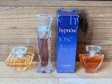 Lancome Poeme 4ml, Tresor 7.5ml & Hypnose 5ml Eau De Parfum Miniatures -Unused