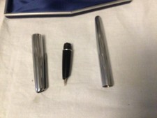 penna stilografica aurora 98 color argento