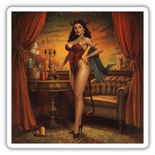 Pin Up Girl Adesivo Vinile