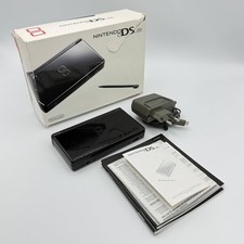 CONSOLE NINTENDO DS LITE NERO CON SCATOLA CARICATORE PENNINO E MANUALI