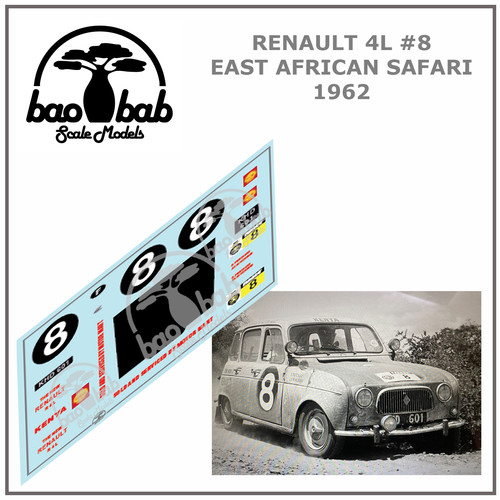 Calcas renault 8 east - 1/43,