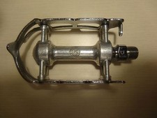 Nos Zeus pedale destro acciaio bici corsa strada 