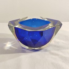 Vetro Sommerso Sfaccettato Mandruzzato Murano