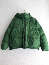 Uniqlo Piumino Reversibile Piumino d'anatra Giubbotto Navy/Verde - Taglia L