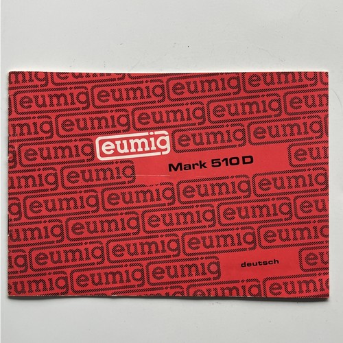 Eumig mark 510 istruzioni - -,