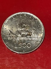 Moneta Repubblica Italia 500