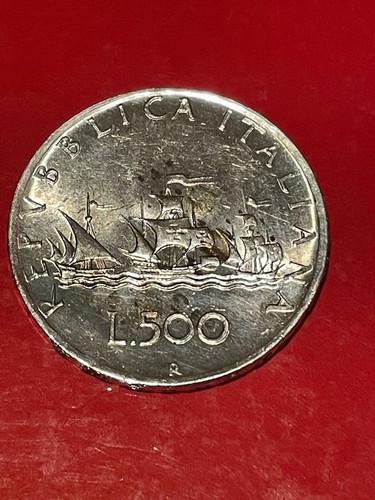 Moneta repubblica italia 500 - repubblica,