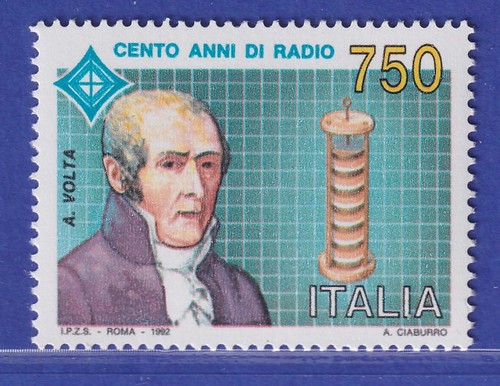 Italia 1992 alessandro volta - italia,