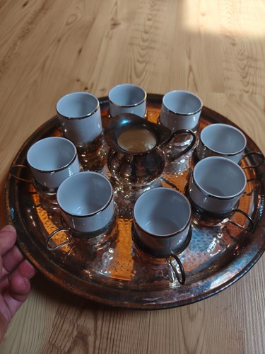Servizio caffè placcato - servizio,