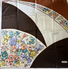 Sciarpa Gucci seta floreale