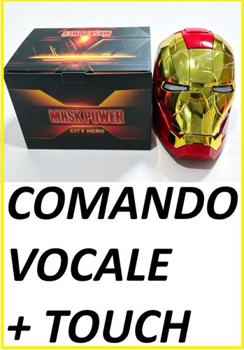 Casco oro marvel iron man - casco,