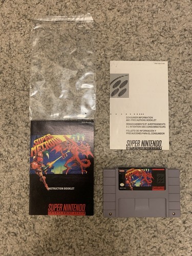 Super metroid nintendo snes - super,
