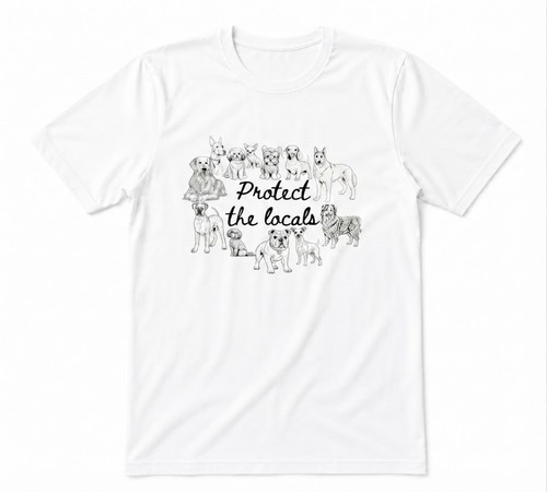 Shirt bianca rispetta la - t-shirt,
