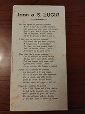 1910 SPARTITO INNO A S.LUCIA