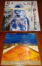 RED HOT CHILI PEPPERS 2x LP Lot CALIFORNICATION BY THE WAY *WARNER BROS LOGO New