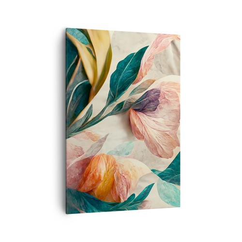 Quadro tela 70x100cm fiori - quadro,