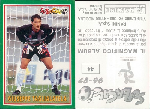 Figurina calciatori panini - figurina,