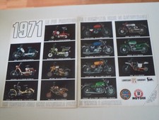 advertising Pubblicità 1971 MOTOBI 125 SPORT SPECIAL/BENELLI LEONCINO CROSS 125