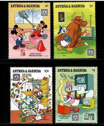 Antigua 1989 disney - disney, il