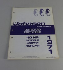 Catalogo Parti OMC Johnson Fuoribordo 40 CV Modelli Del 1971