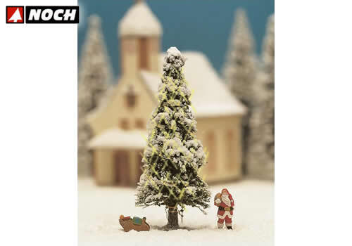 Albero natale illuminato - di,