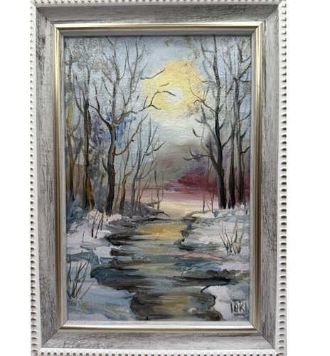 Paesaggio invernale quadro