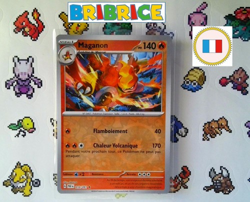 Carte pokemon maganon - carte,