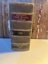 1913 Supplemental Code Of Iowa
