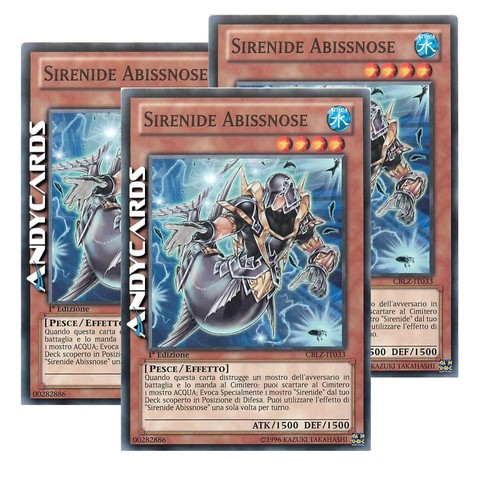 Sirenide abissnose - 3x, •