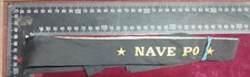 FASCIA MARINA MILITARE NASTRINO CAPPELLO MARINARA PAPERINO NAVE OSPEDALE PO