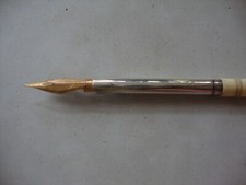Antique silver and Mother of Pearl dip pen
