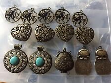 Ciondoli Collane Lunghe Charm Bronzo Lotto Stock Vero Affare