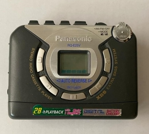 Walkman panasonic e25v auto - walkman, rq-e25v