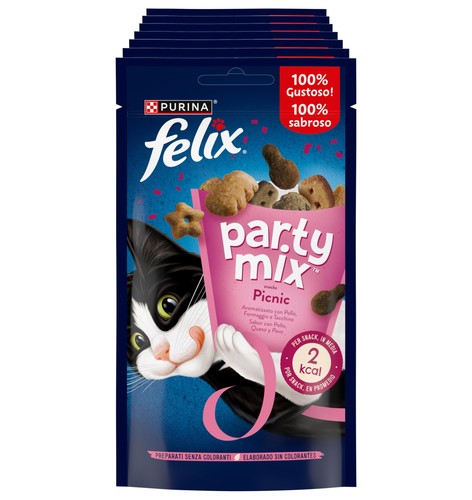Felix party mix snack - party, per