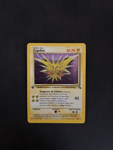 Pokemon zapdos prima edizione - zapdos,