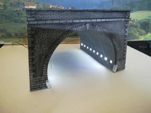 Portale tunnel ferroviario - , h0