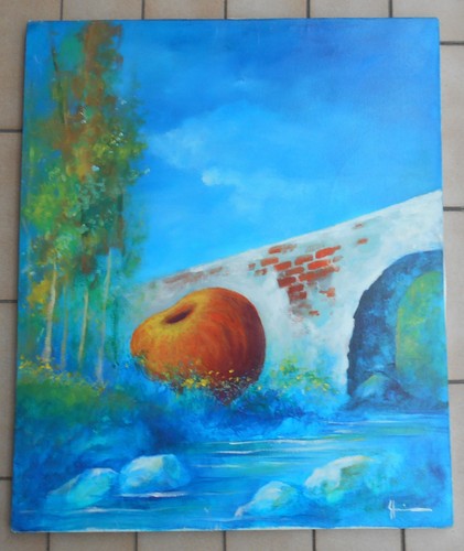 Quadro dipinto olio tela - quadro,