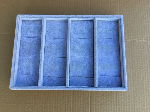 Espositore velluto grigio - velluto,