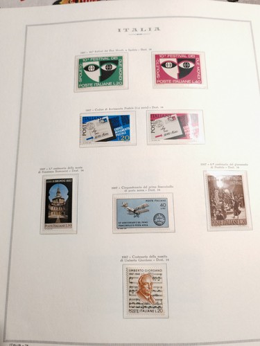 Francobolli italia 1967 - francobolli,