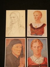 4x Cartolina Terzo Reich