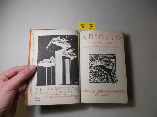 Libro orlando furioso volume - , (volume