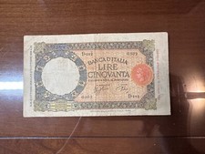 BANCONOTA LIRE 50 LUPETTA